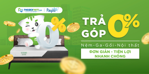 Mua Online Nệm Trả Góp 0% tại Thế Giới Nệm