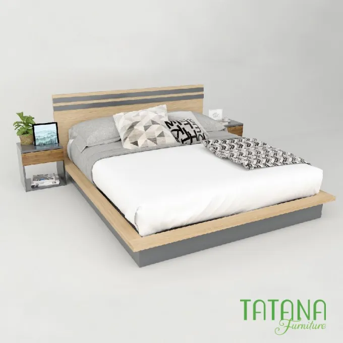 Giường gỗ Tatana MDF021 Giảm 10% tại Thegioinem.com