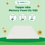Topper nệm Memory Foam Ưu Việt