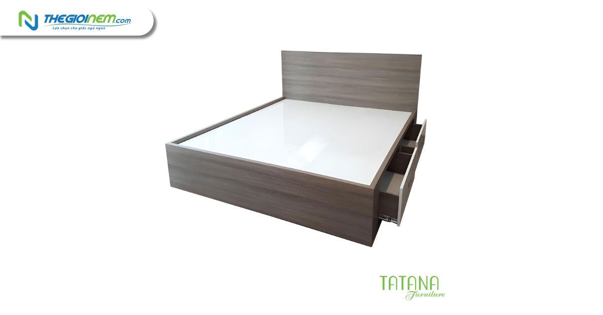 Các mẫu giường gỗ tự nhiên đẹp giá rẻ tại Thegioinem.com
