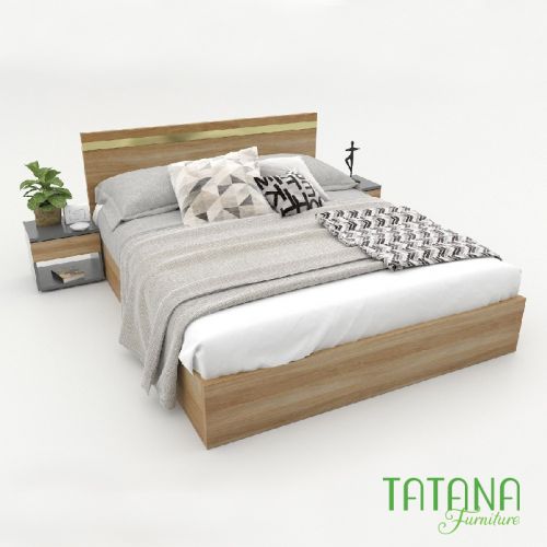 Giường gỗ Tatana MDF015 Giảm Giá tại Thegioinem.com