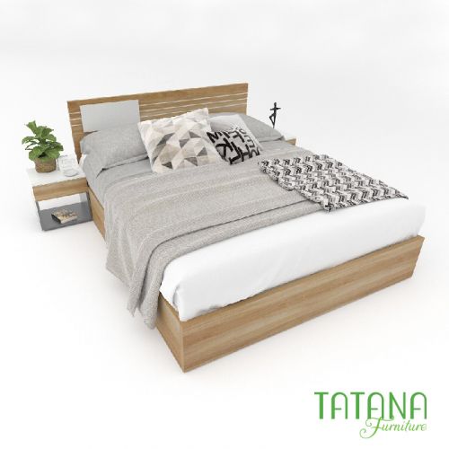 Giường gỗ Tatana MDF024 Khuyến Mãi Hấp Dẫn tại Thegioinem.com