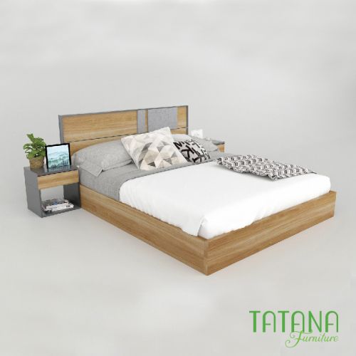 Giường gỗ Tatana MDF002 Khuyến Mãi Hấp Dẫn tại Thegioinem.com