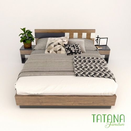 Giường gỗ Tatana MDF003 Khuyến Mãi Hấp Dẫn tại Thegioinem.com