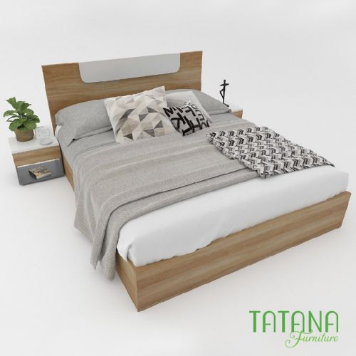 Giường gỗ Tatana MDF011 Khuyến Mãi Hấp Dẫn tại Thegioinem.com