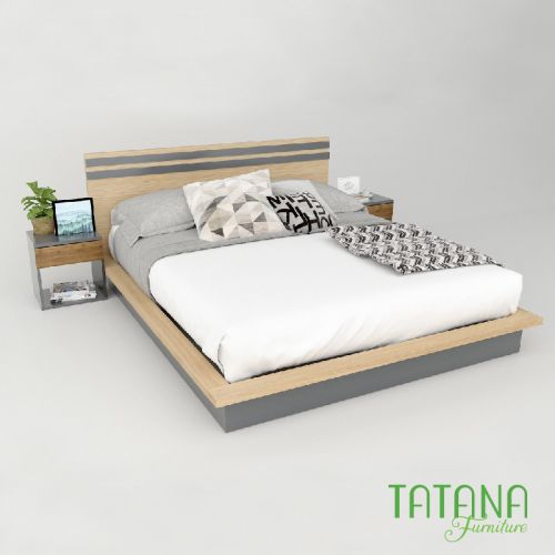 Giường gỗ Tatana MDF021 Khuyến Mãi Hấp Dẫn tại Thegioinem.com