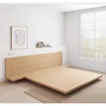 Giường gỗ bệt Nhật kèm tab Tatana MDF038
