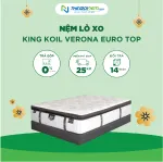 Nệm Lò Xo King Koil Verona Euro Top
