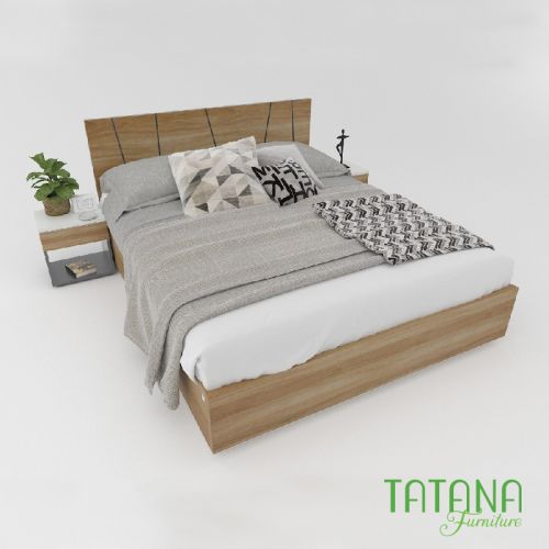 Giường gỗ Tatana MDF005 Khuyến Mãi Hấp Dẫn tại Thegioinem.com