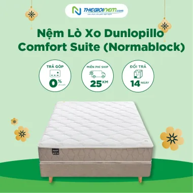 Nệm Lò Xo Dunlopillo Comfort Suite (Normablock)
