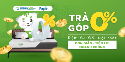 Mua online đệm trả góp 0% lãi suất tại Thế Giới Nệm