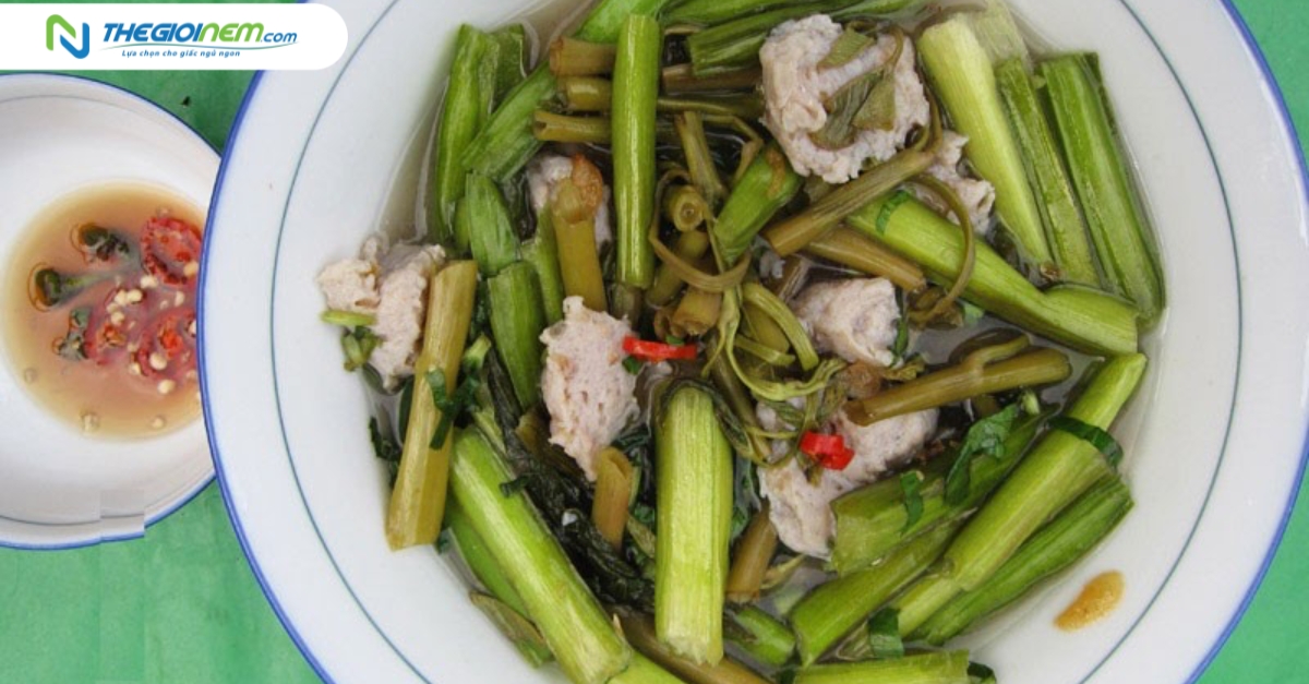 Canh chua rau kèo nèo