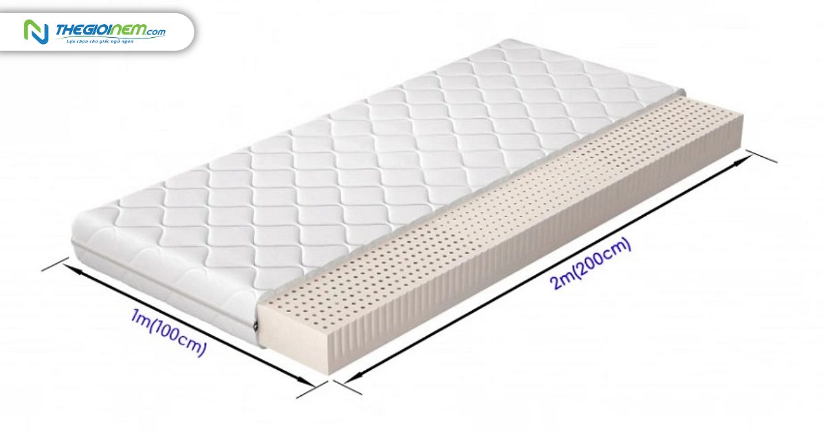 Nệm cao su 1m phù hợp cho căn phòng nhỏ