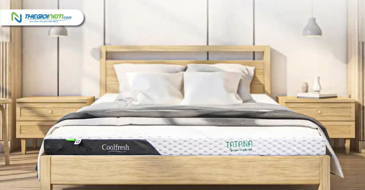 Nệm cao su thiên nhiên TATANA Cool Fresh