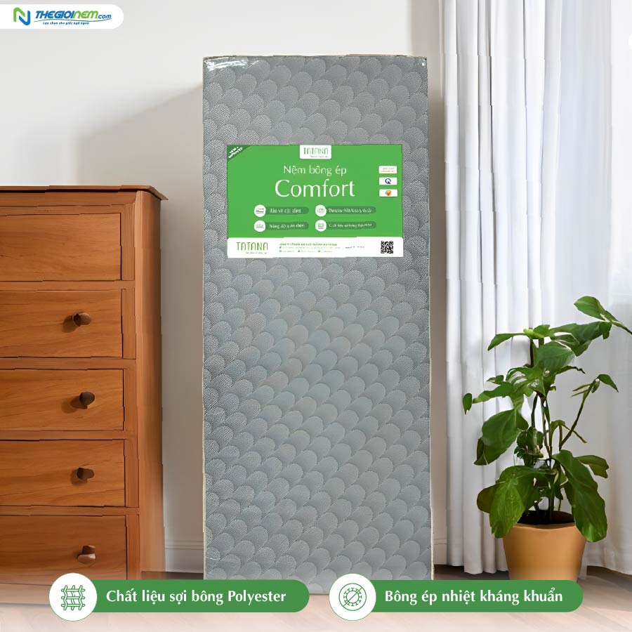 Nệm Bông Ép Tatana Comfort 1