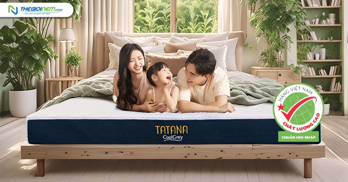 Nệm cao su TATANA đạt chuẩn chất lượng HVNCLC - Chuẩn Hội Nhập