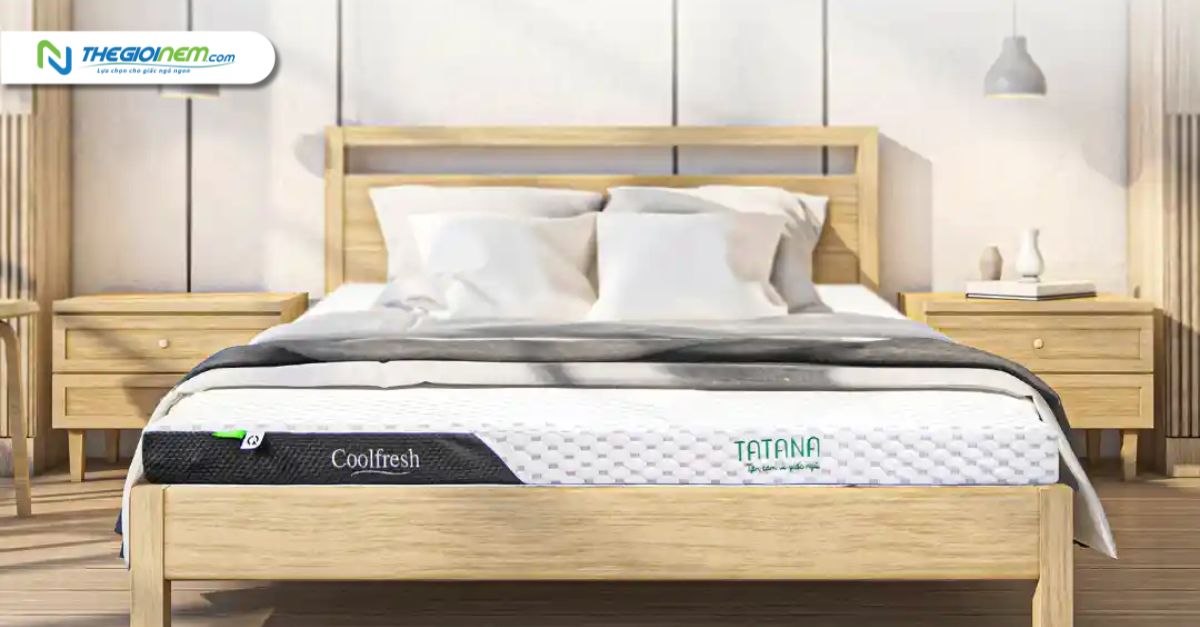 Nệm cao su thiên nhiên TATANA Cool Fresh