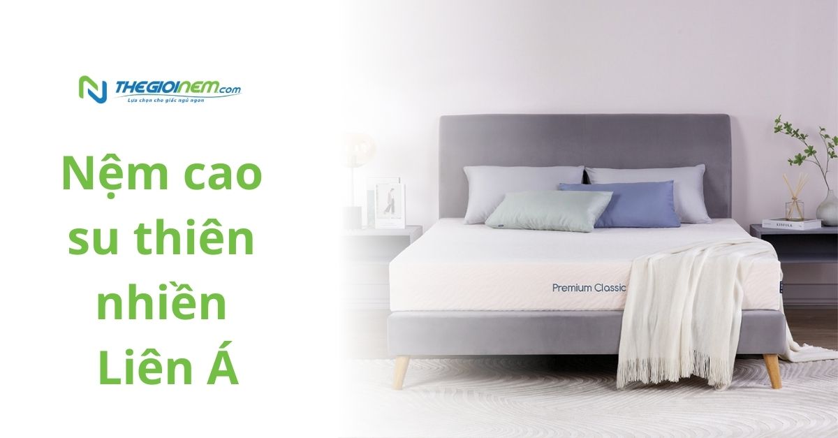 Hình ảnh: Nệm cao su Liên Á đàn hồi êm ái, mang đến giấc ngủ ngon trọn vẹn