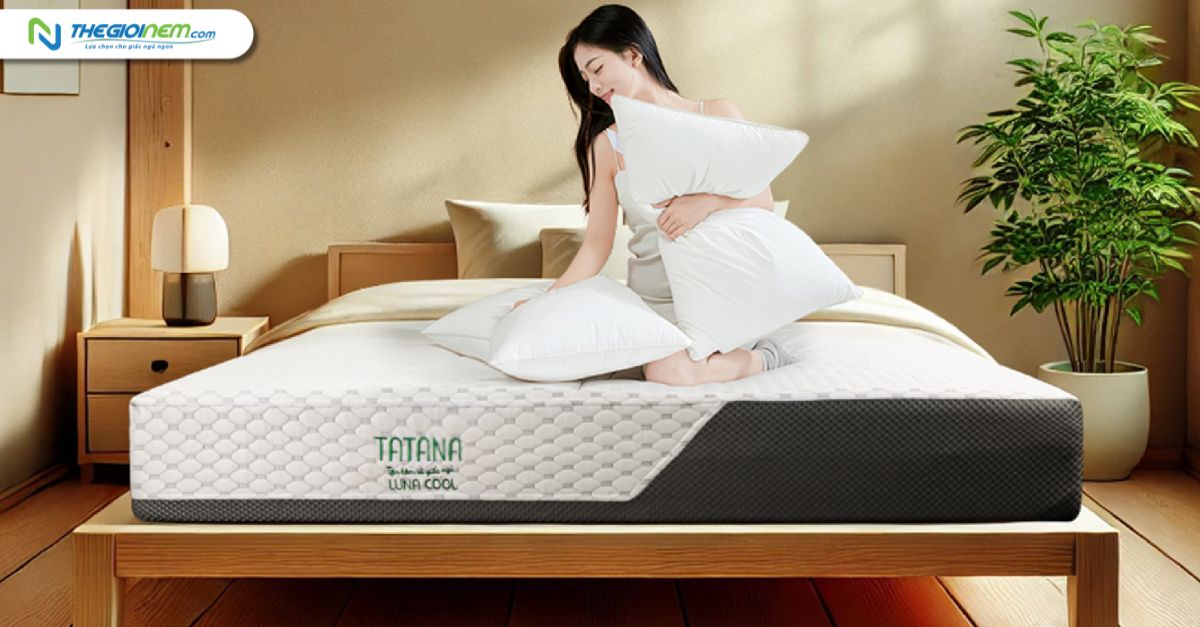 Nệm foam TATANA êm ái, nâng niu cơ thể