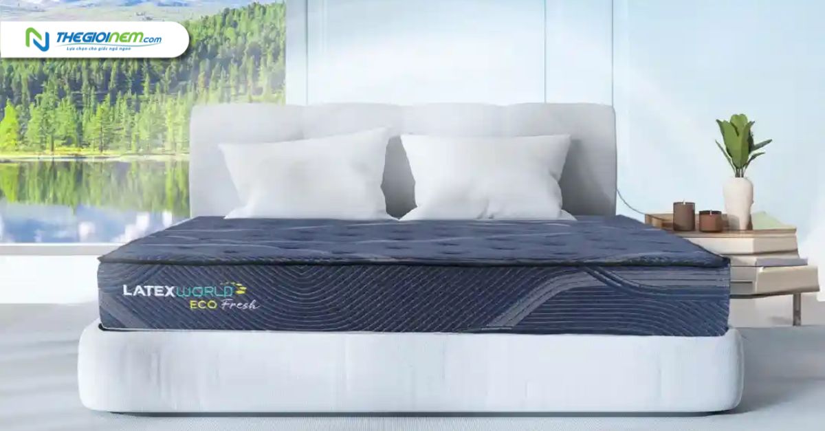 Nệm cao su Dunlopillo Latex World Eco Fresh