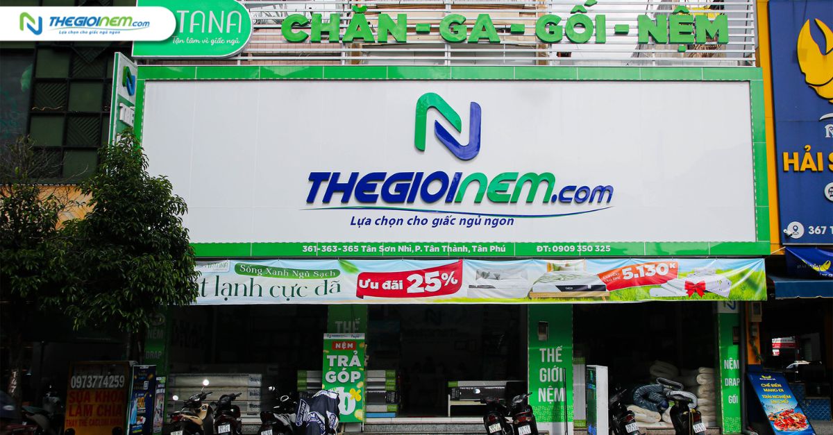 Thế Giới Nệm là địa chỉ mua nệm gối đáng tin cậy