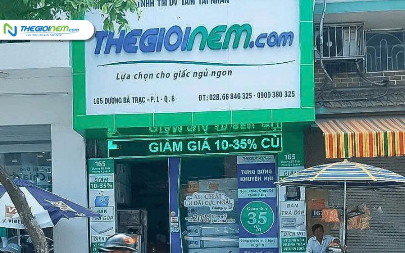 Địa điểm mua hàng Thế Giới nệm