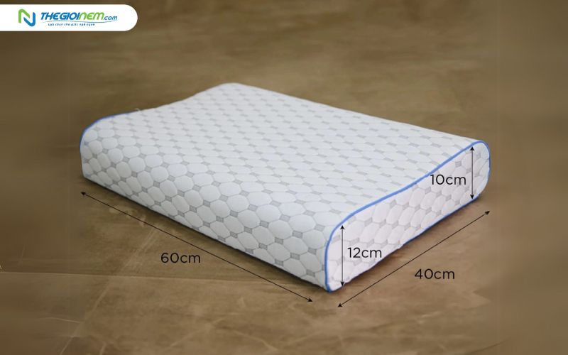 Độ cao của gối lý tưởng cho người nằm nghiêng