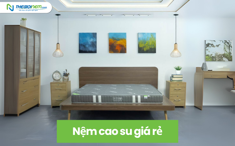 Nệm cao su giá rẻ