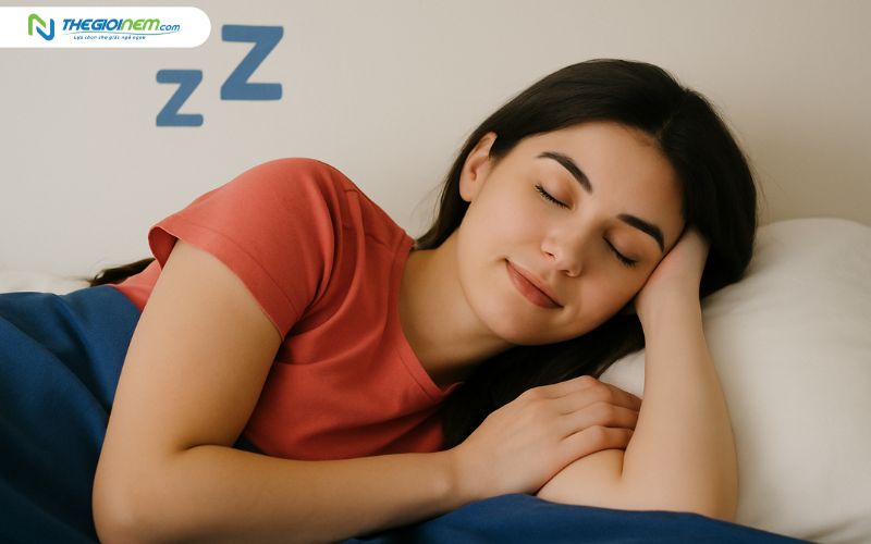 Nằm nghiêng là một tư thế ngủ phổ biến