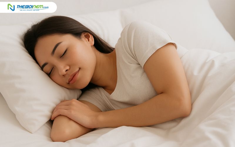 Tư thế nằm nghiêng tốt cho sức khỏe