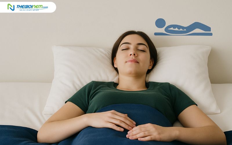 Tư thế nằm ngửa tốt cho cột sống