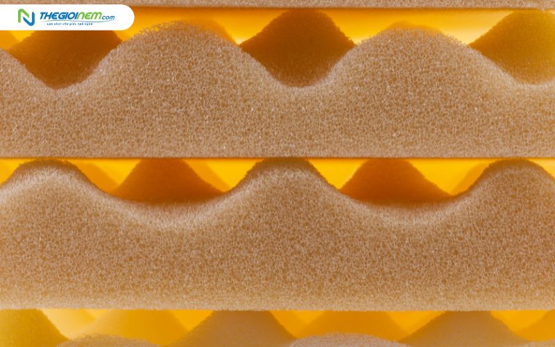 Đệm cao su non được sản xuất từ Polyurethane