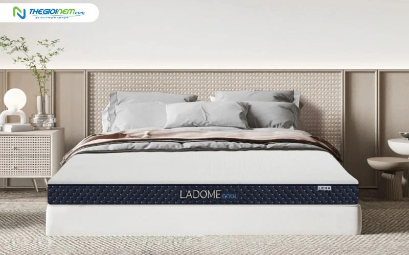 Nệm cao su thiên nhiên Ladome Cool với công nghệ CoolAdapt