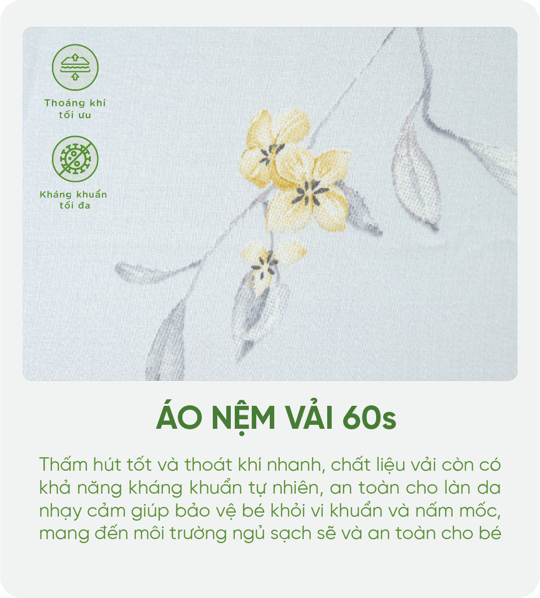 Nệm cao su em bé Tatana Baby Care