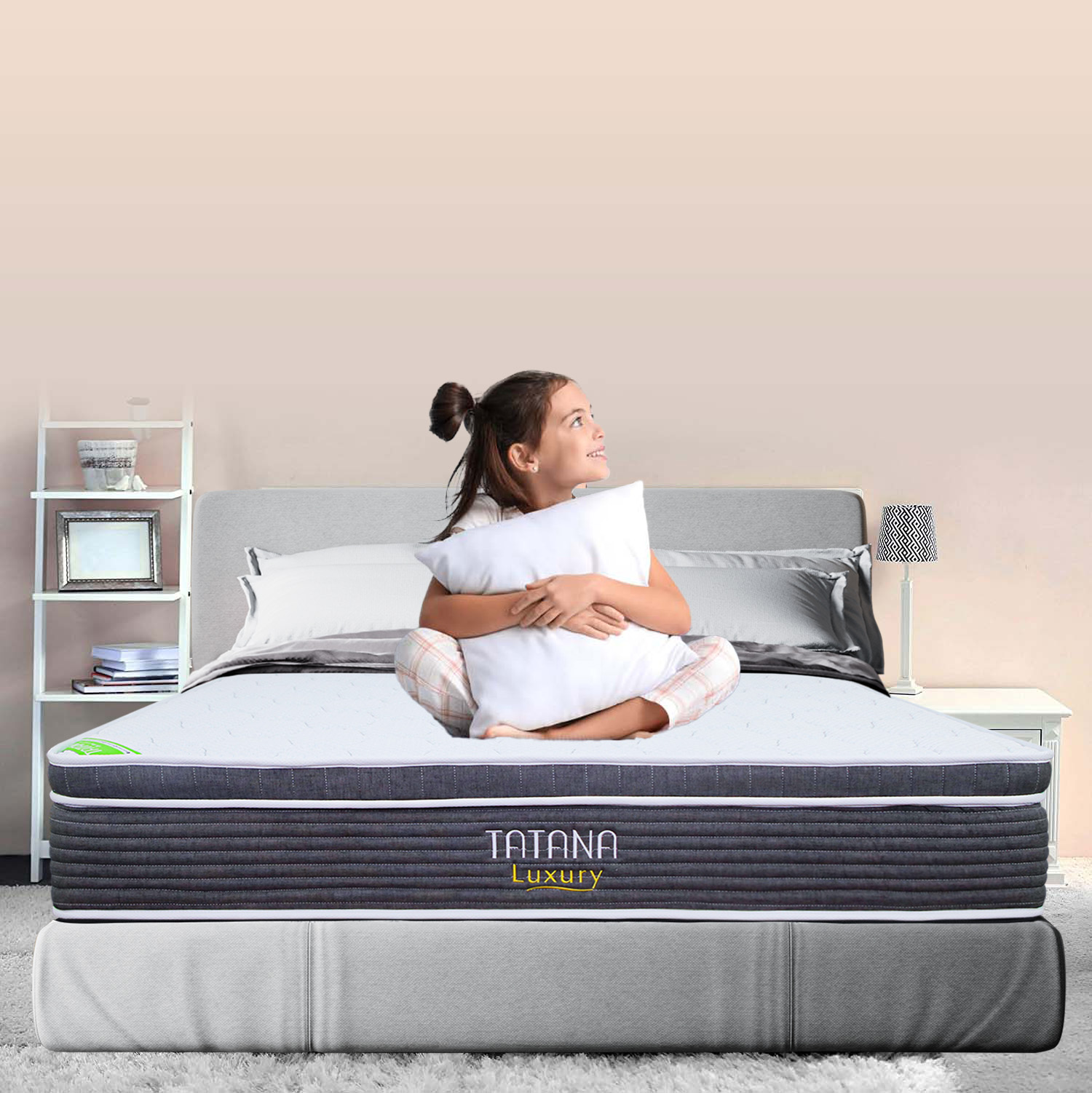 Nệm Lò Xo Túi Tatana Hana Luxury 1