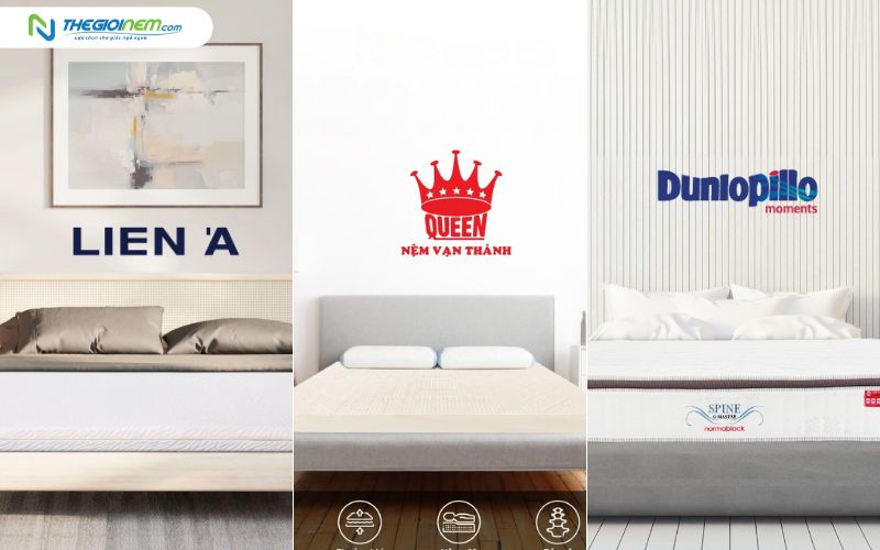 Thương hiệu nệm Liên Á, Vạn Thành, Dunlopillo