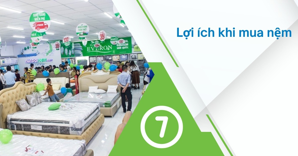 Cửa Hàng Bán Nệm Chính Hãng Uy Tín - Giá Rẻ - Thegioinem.com