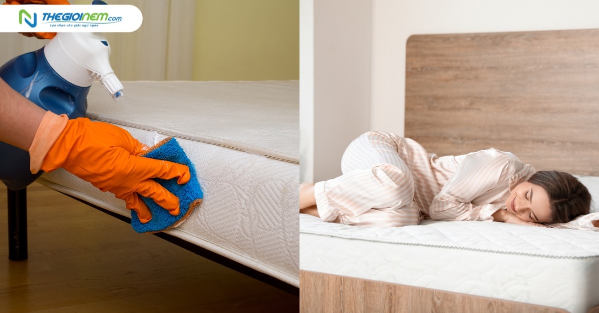 Giặt nệm/ Vệ sinh nệm giá rẻ tại Quận 8