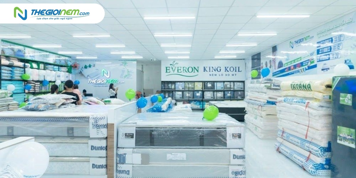 Mua Nệm Cao Su Kim Cương Chính Hãng Giá Rẻ Tại Quận 8 - Thegioinem.com