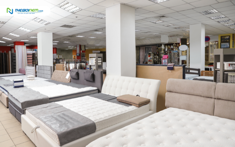 Có showroom cho phép khách trải nghiệm nệm thực tế