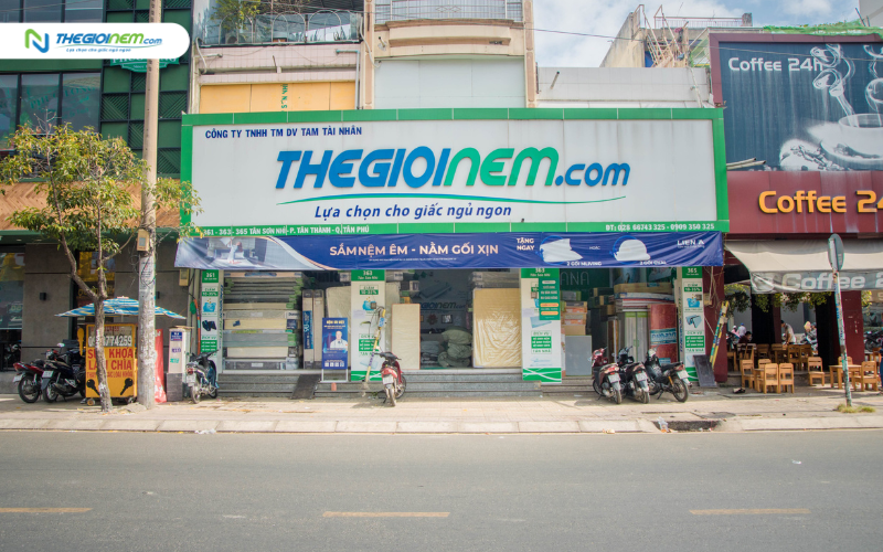 Thế Giới Nệm – hệ thống cửa hàng lớn, đa dạng sản phẩm