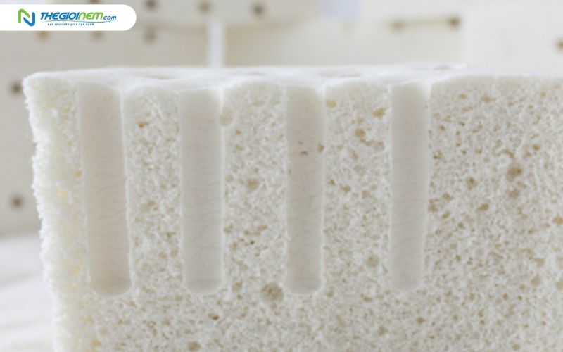 Lớp đệm cao su thiên nhiên hỗ trợ giấc ngủ tốt hơn