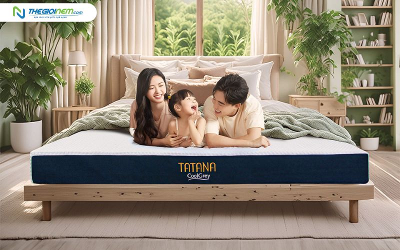 Nệm cao su tự nhiên lý tưởng cho cả gia đình