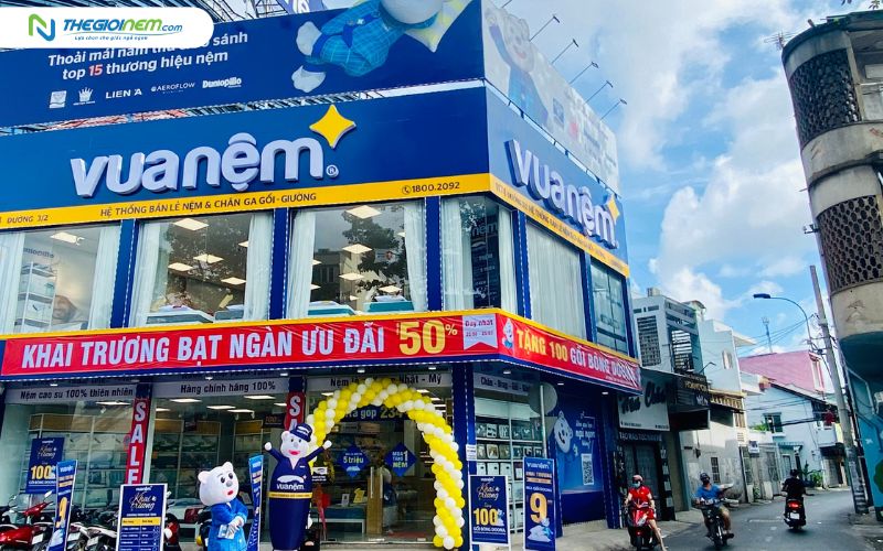 Cửa hàng Vua Nệm tại HCM