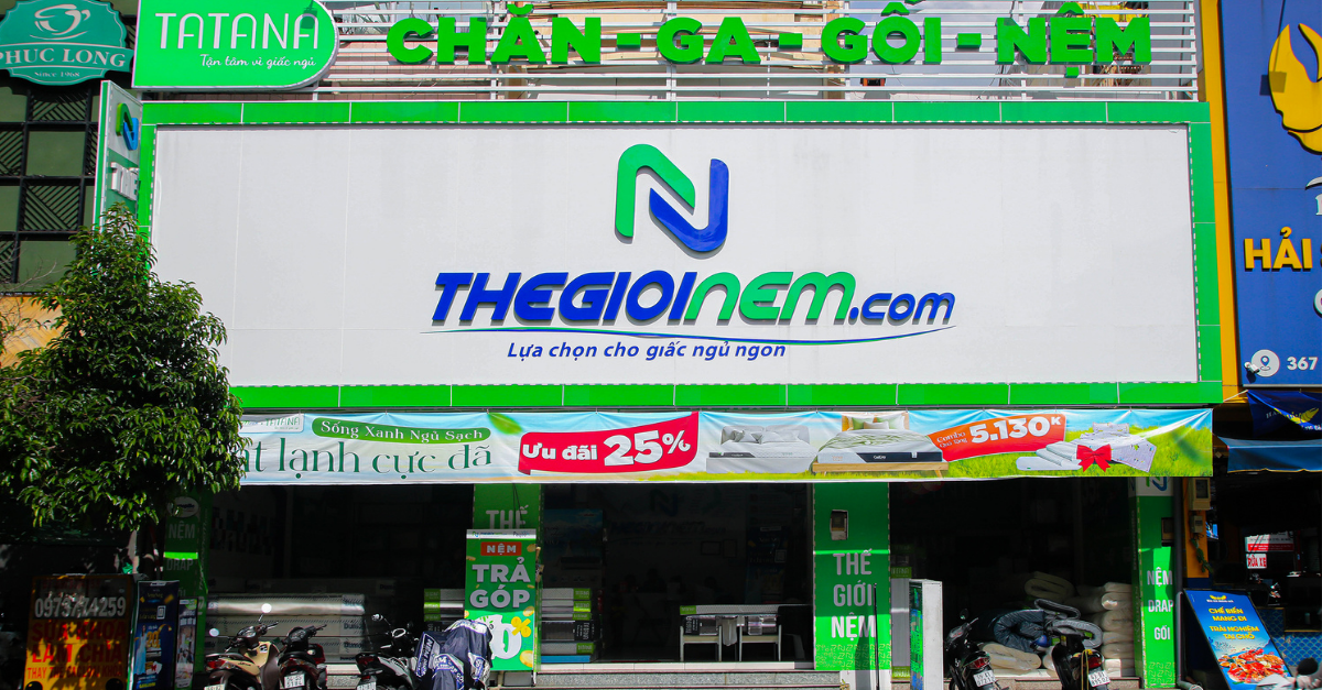 Hệ thống cửa hàng Thế Giới Nệm
