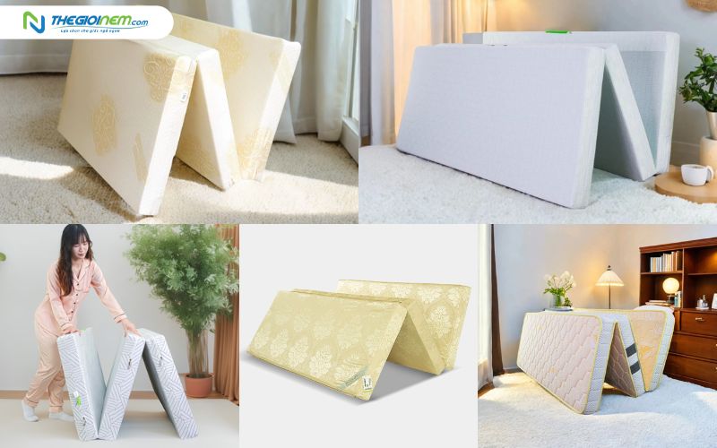 5 sản phẩm nệm gấp 3 bán chạy