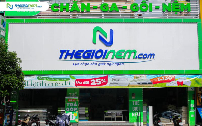 Cửa hàng bán nệm gấp 3 chính hãng Thế Giới Nệm