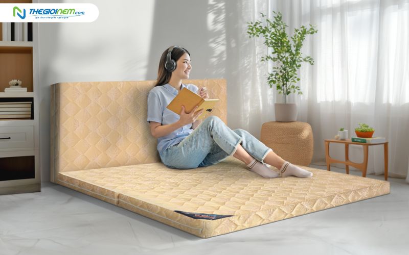 Nệm bông ép Liên Á Mliving Fiber với độ phẳng hoàn hảo