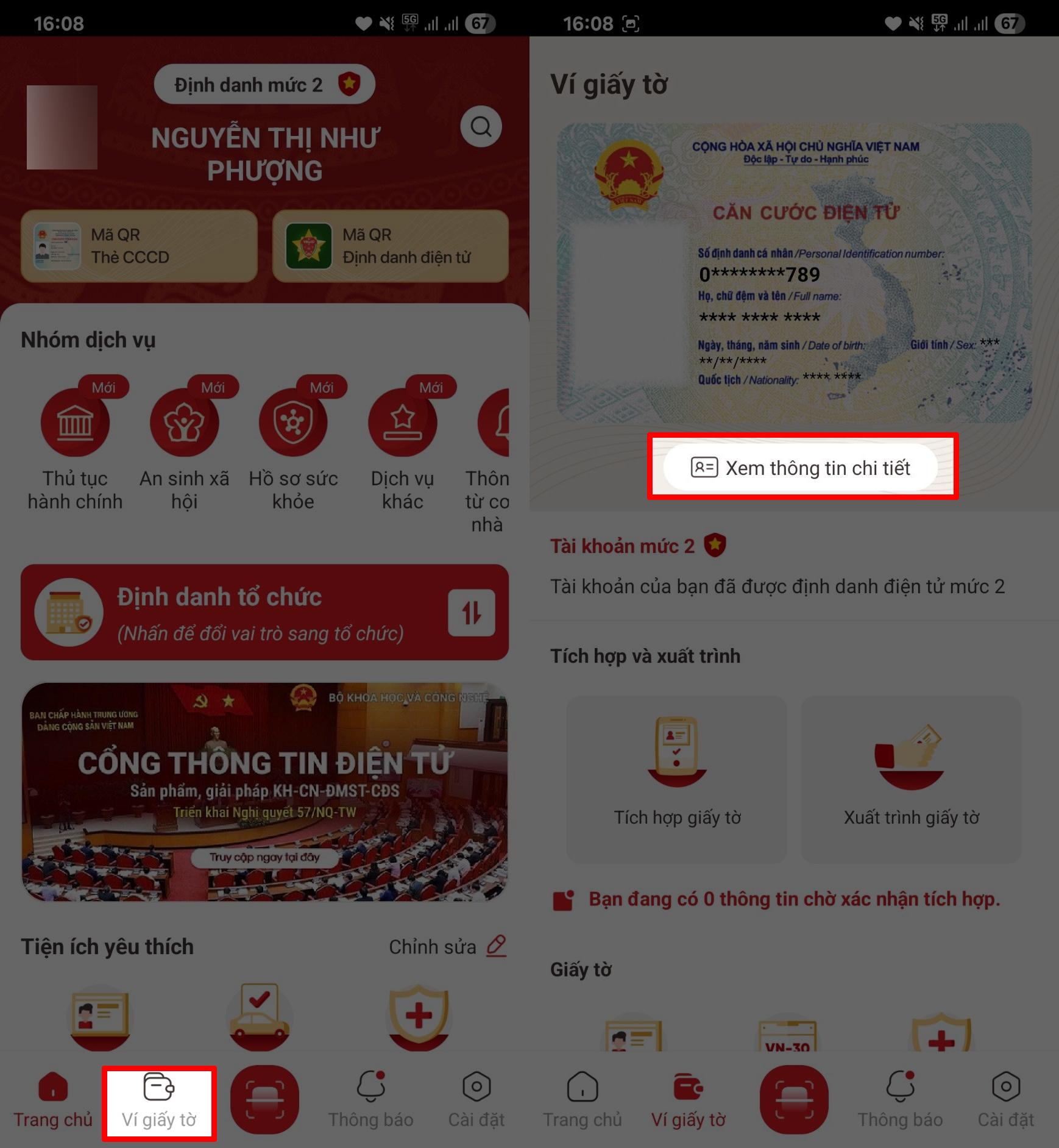 Cách xem địa chỉ mới sau sáp nhập trên VNeID