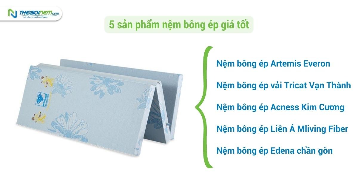 Cửa hàng bán nệm bông ép giá rẻ tại Cần Thơ